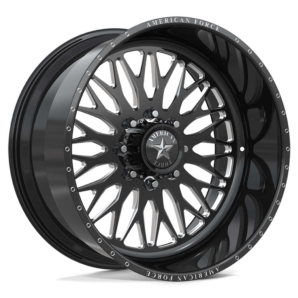 American Force Extort SS Black Milled wheel