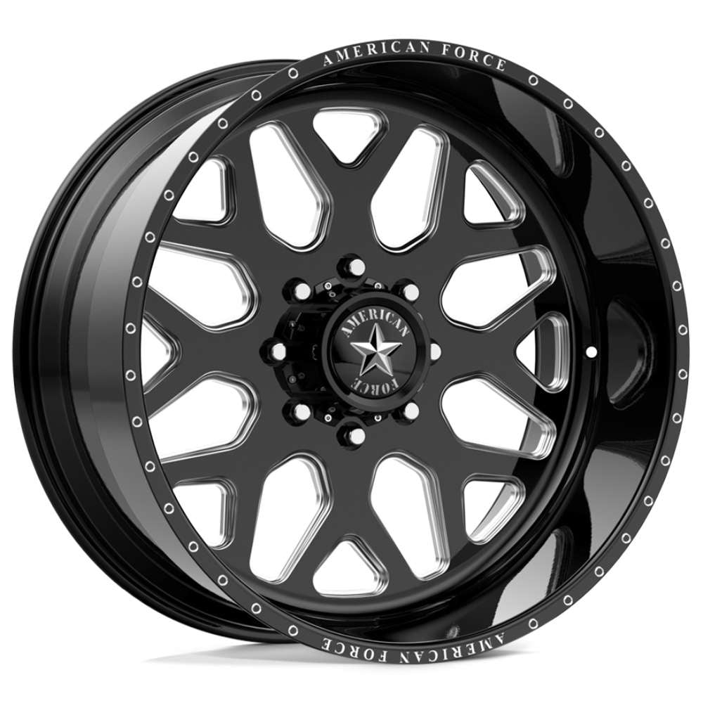 American Force Flux SS Black Milled wheel