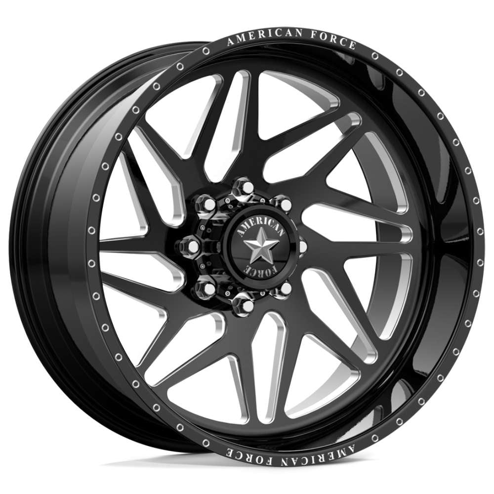 American Force Genesis CC Black Milled wheel