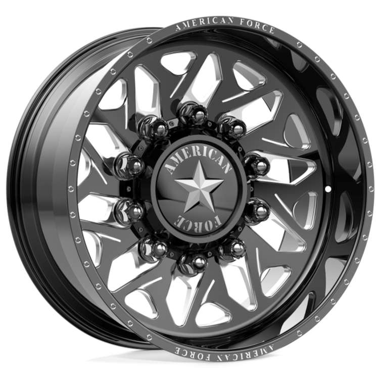 American Force HellFire CCBR Black Machined wheel