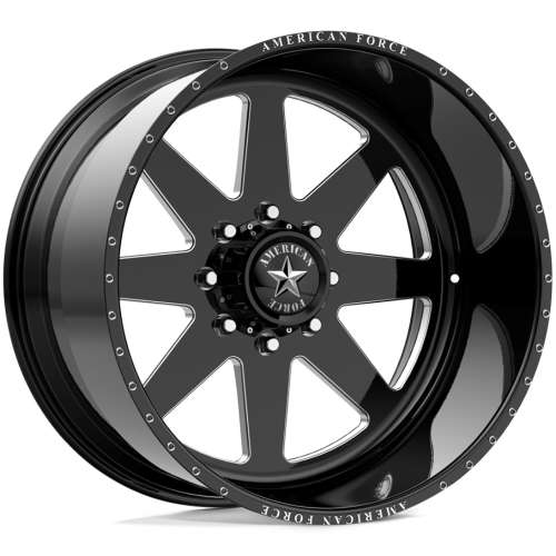 American Force Independence SS Black Milled wheel