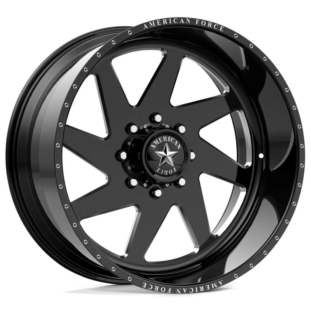 American Force Jade SS Black Milled wheel