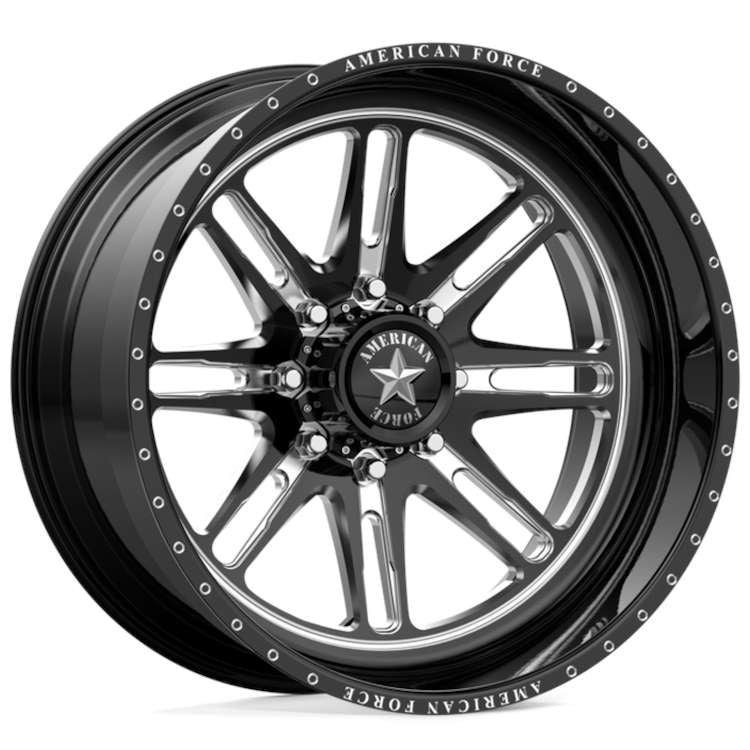 American Force Knight CC Black Machined wheel