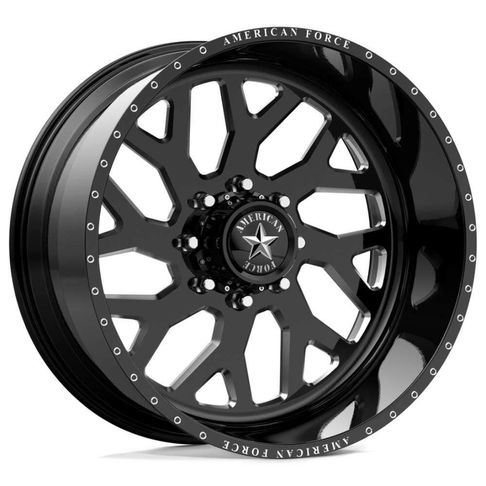 American Force Lucky SS Black Milled wheel