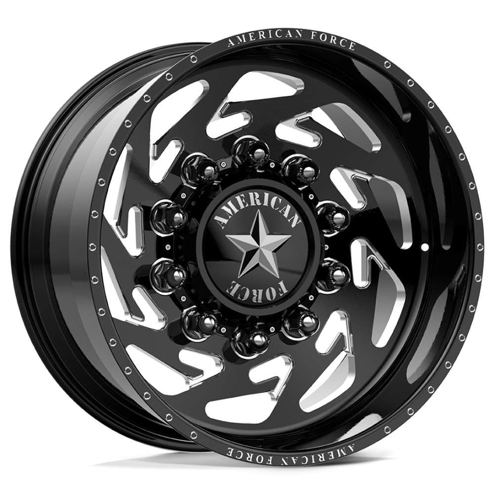American Force Marauder CCBR Black Milled wheel