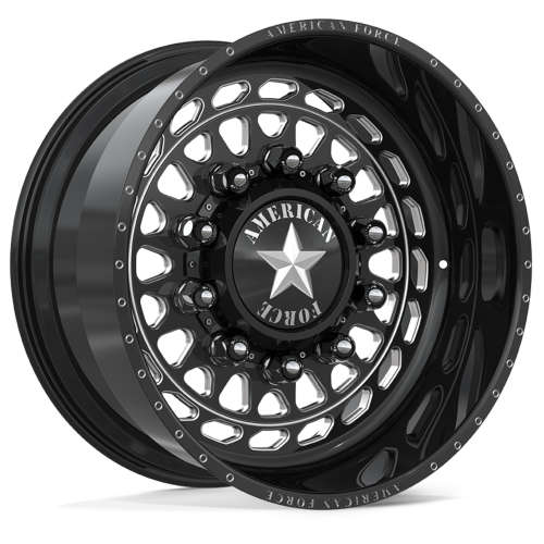 American Force Plex SSBR Black Milled wheel