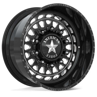 American Force Plex SSBR Black Milled wheel