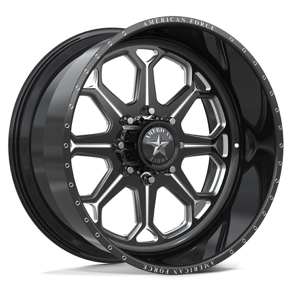 American Force Ransom SS Black Milled wheel