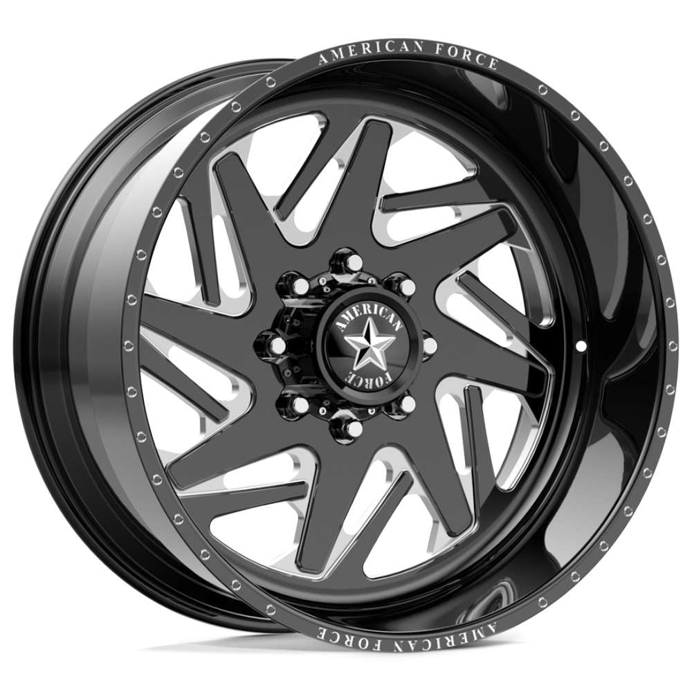American Force Revolt SS Black Milled wheel