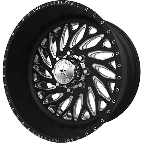 American Force Rift SF Black Machined wheel