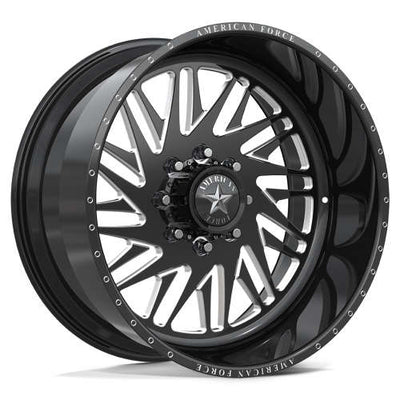 American Force Sentry SS Black Milled wheel
