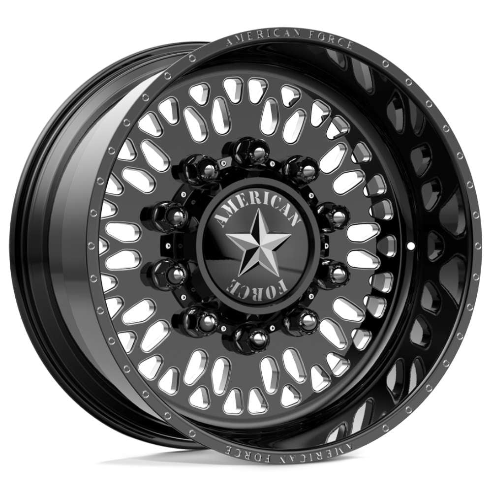 American Force Shove SSBR Black Milled wheel