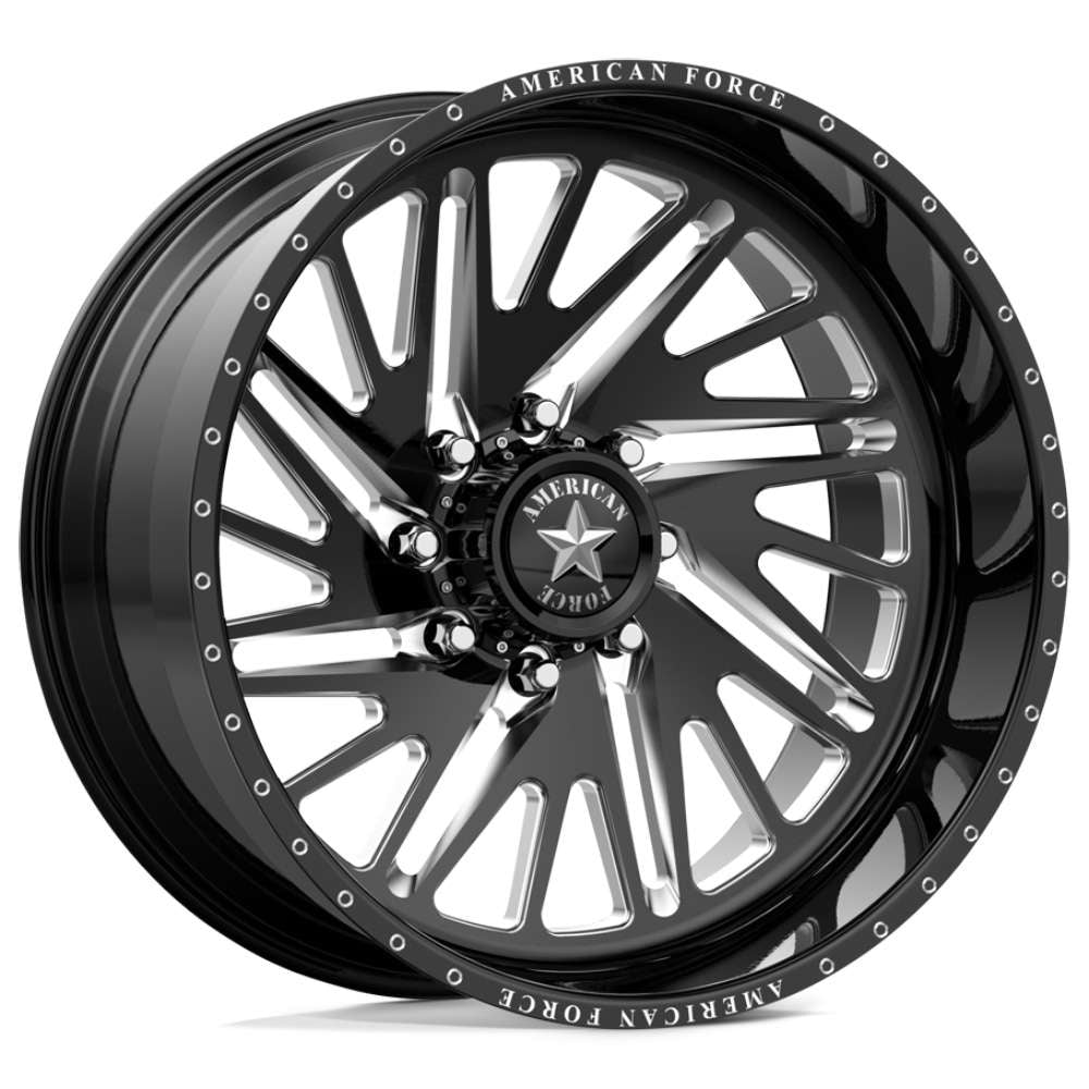 American Force Sidewinder CC Black Milled wheel