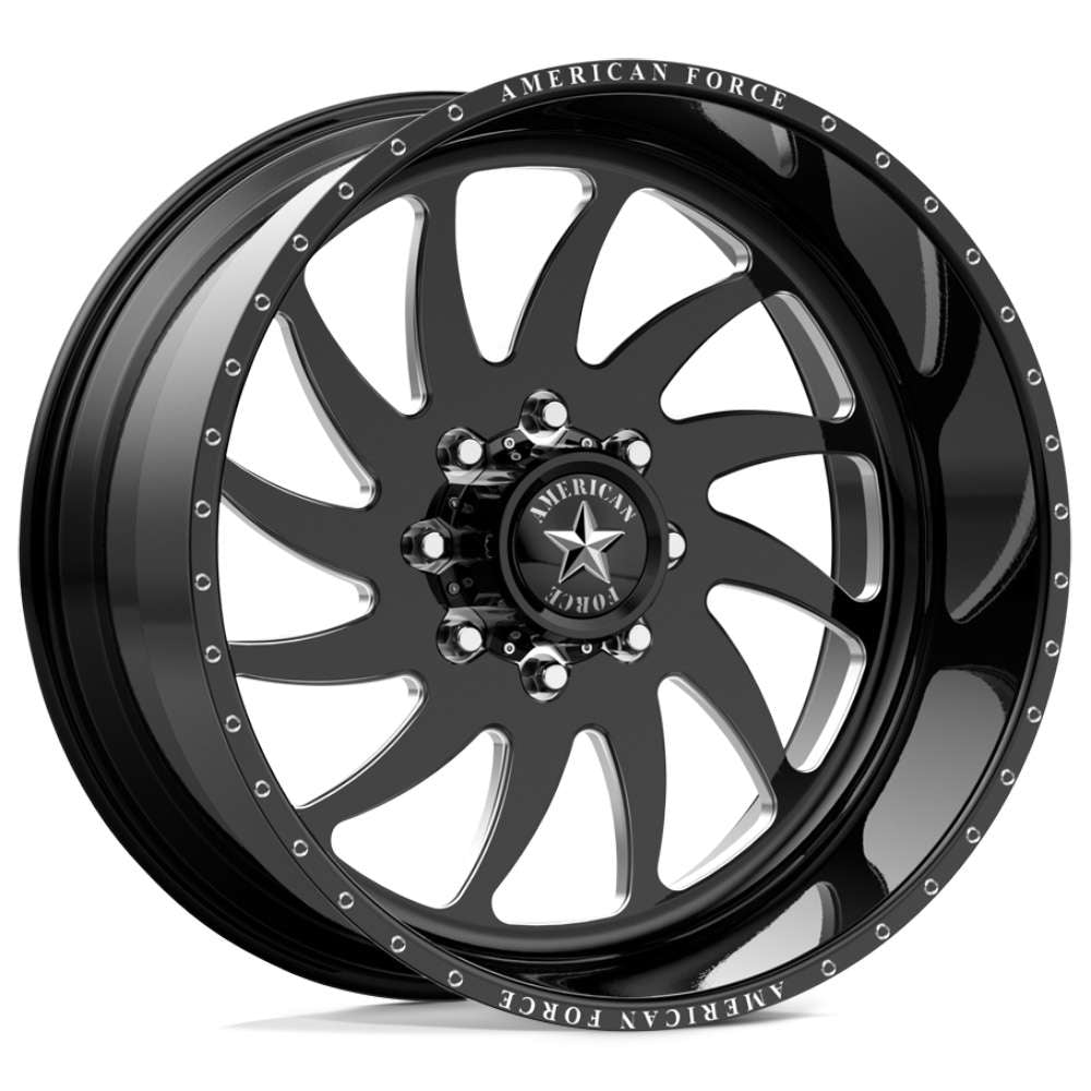American Force Spirit SS Black Milled wheel