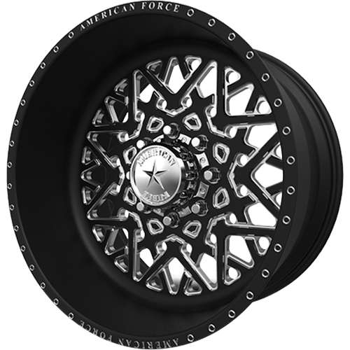 American Force Static SF Black Machined wheel