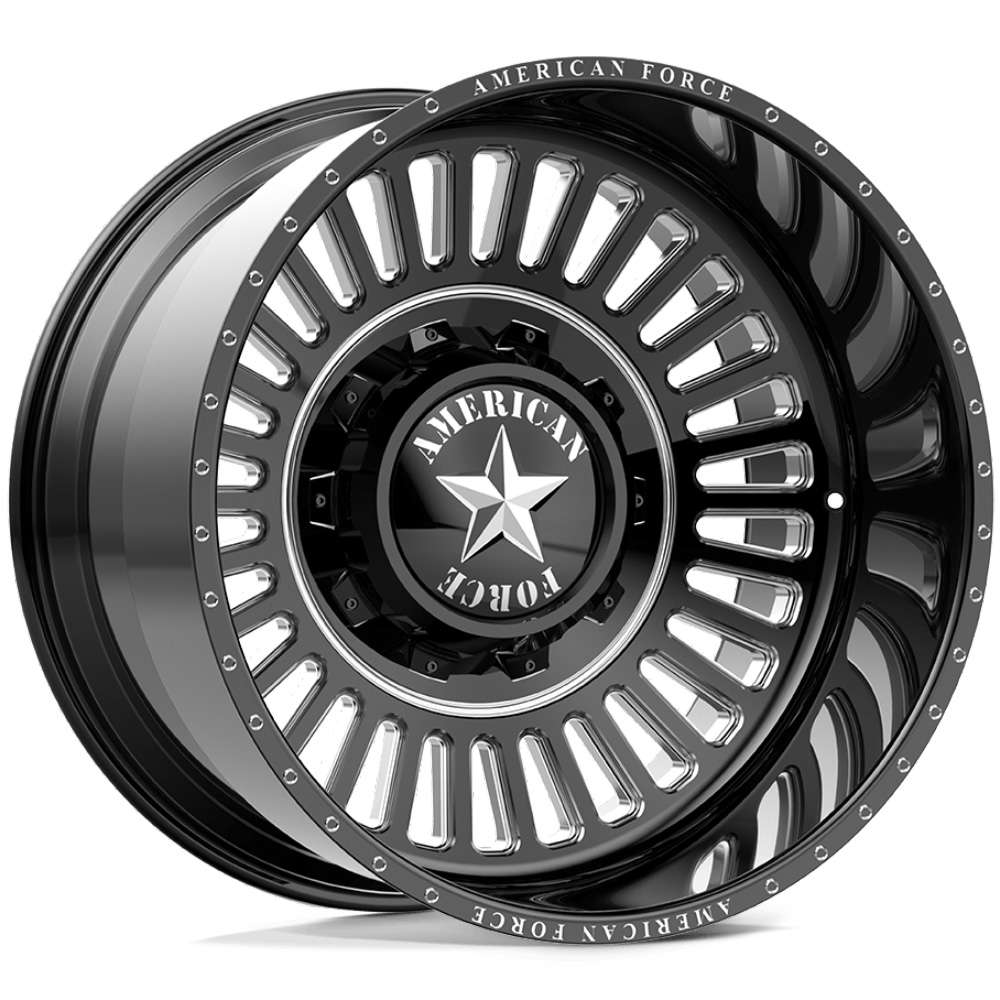 American Force Stealth DC Black Milled wheel
