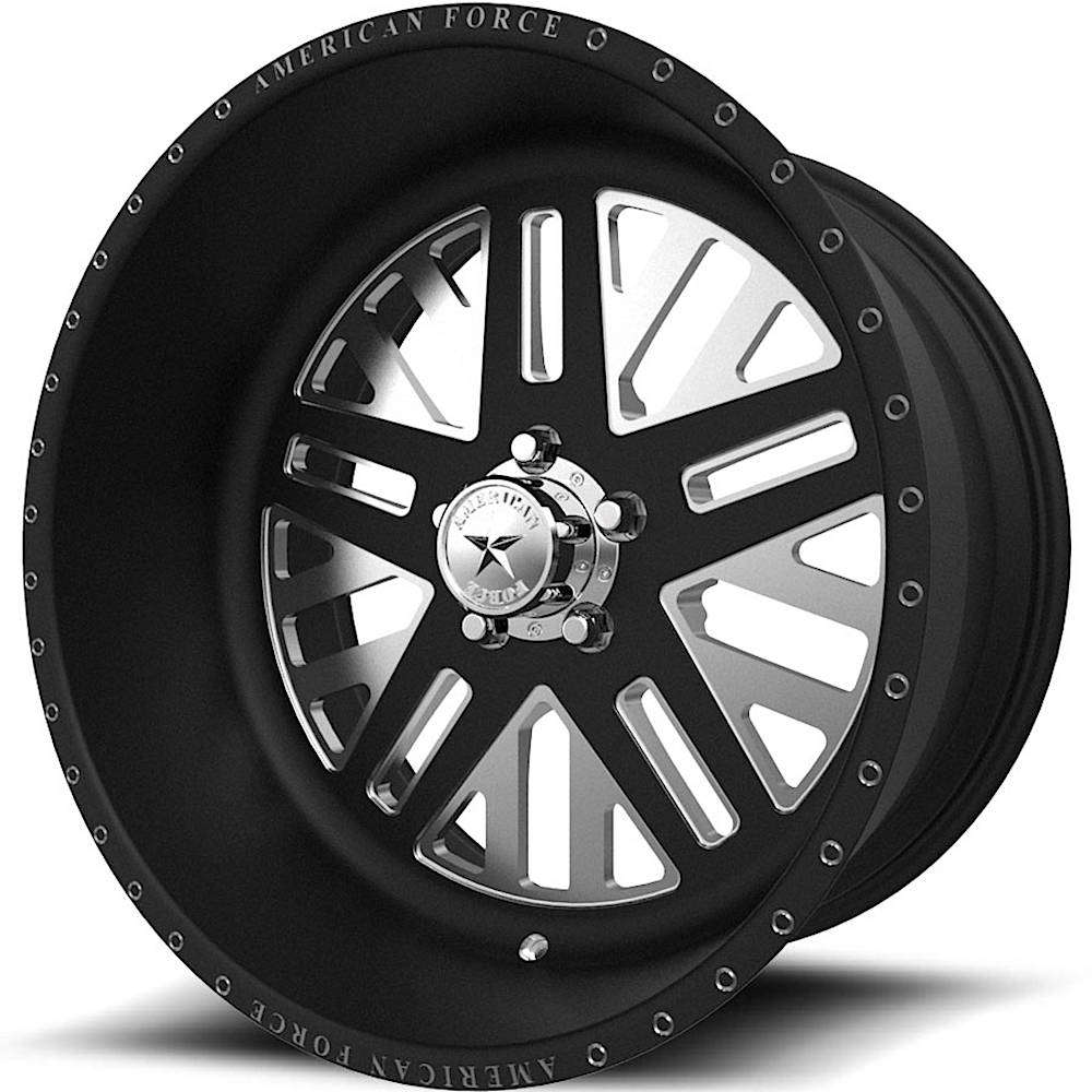 American Force Ten-Four SF Black Machined wheel