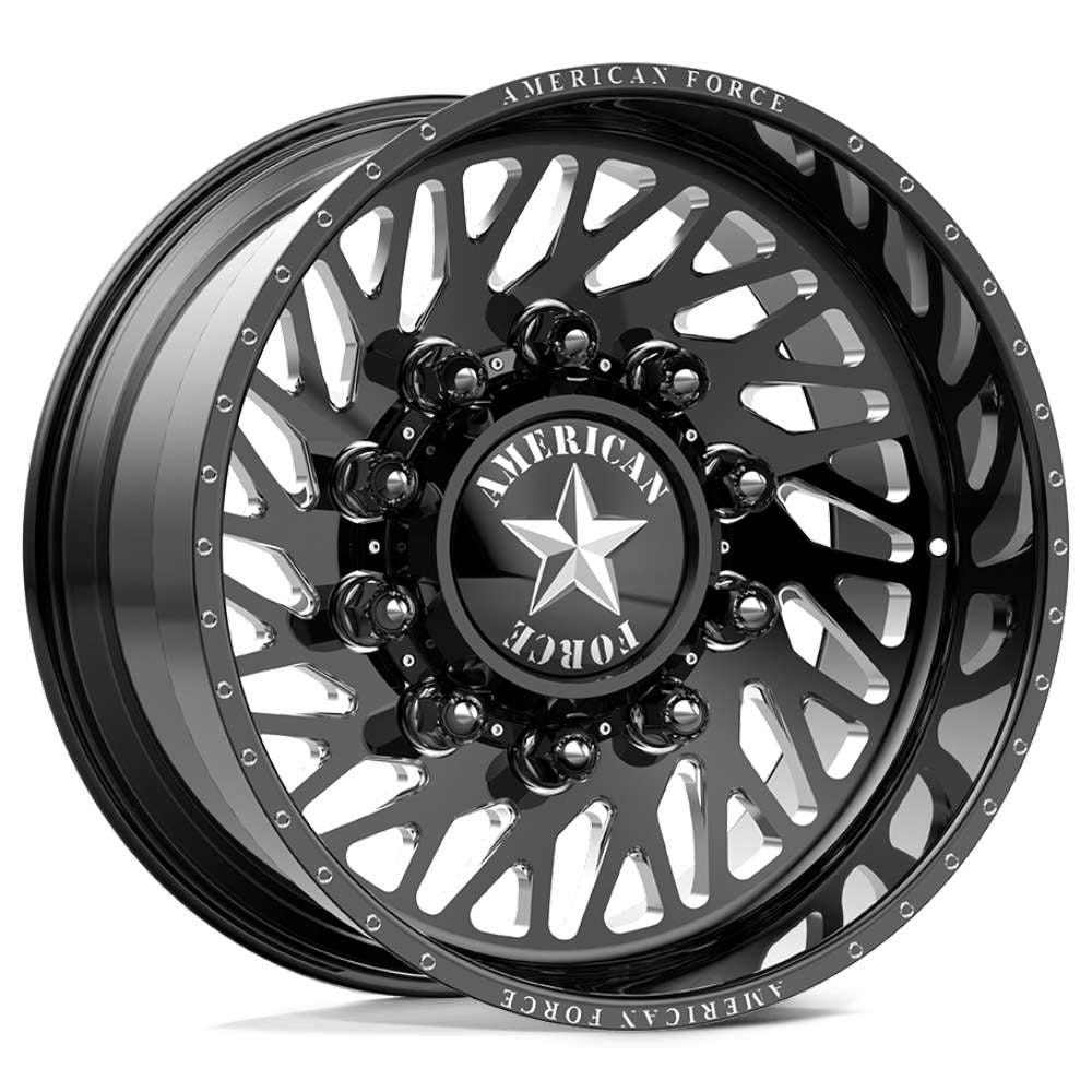 American Force Torsion CCBR Black Milled wheel