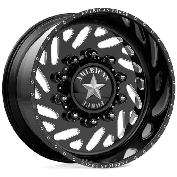 American Force Trek SSBR Black Machined wheel