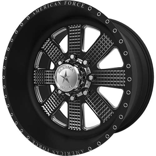 American Force Tron SF Black Machined wheel