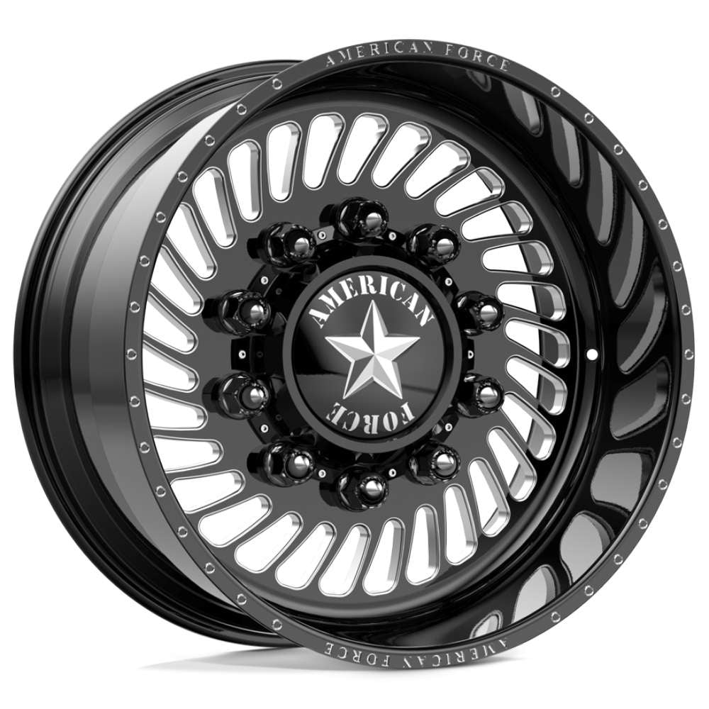 American Force Vader SSBR Black Milled wheel