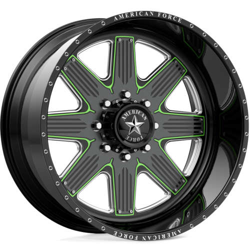 American Force Venom FP Black Milled wheel