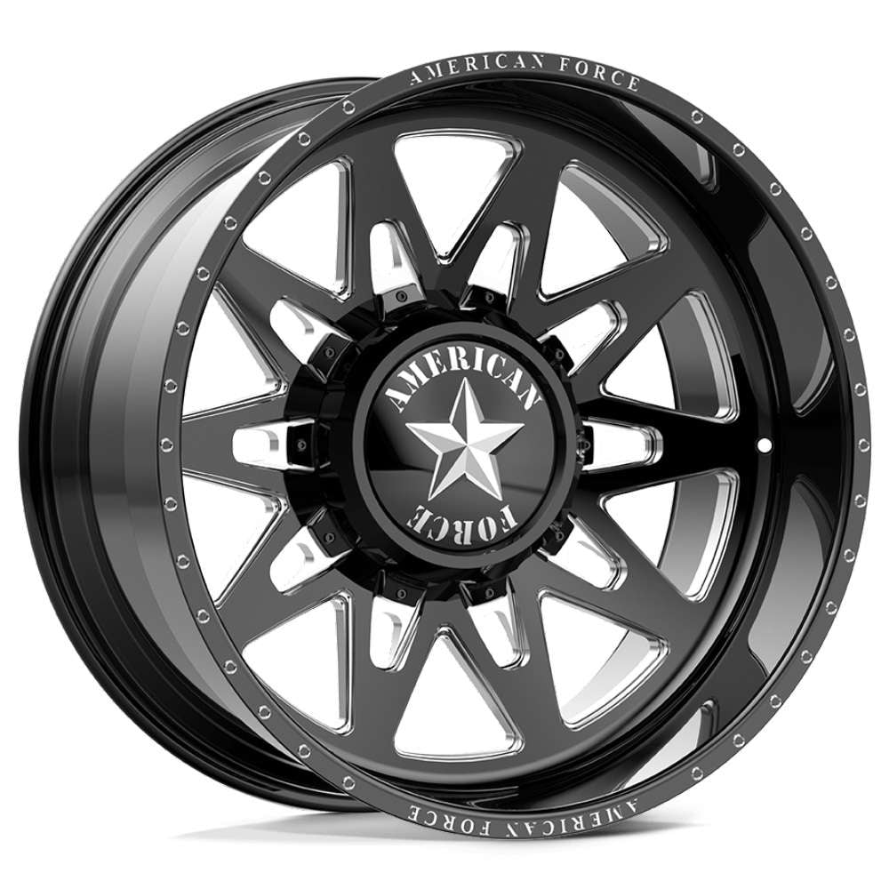 American Force Veritas CC Black Milled wheel