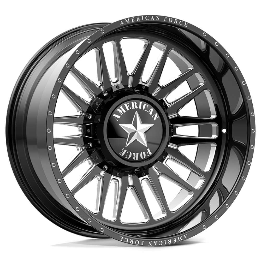 American Force Vibrant DC Black Milled wheel