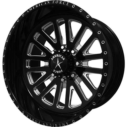 American Force Wraith CC Black Machined wheel