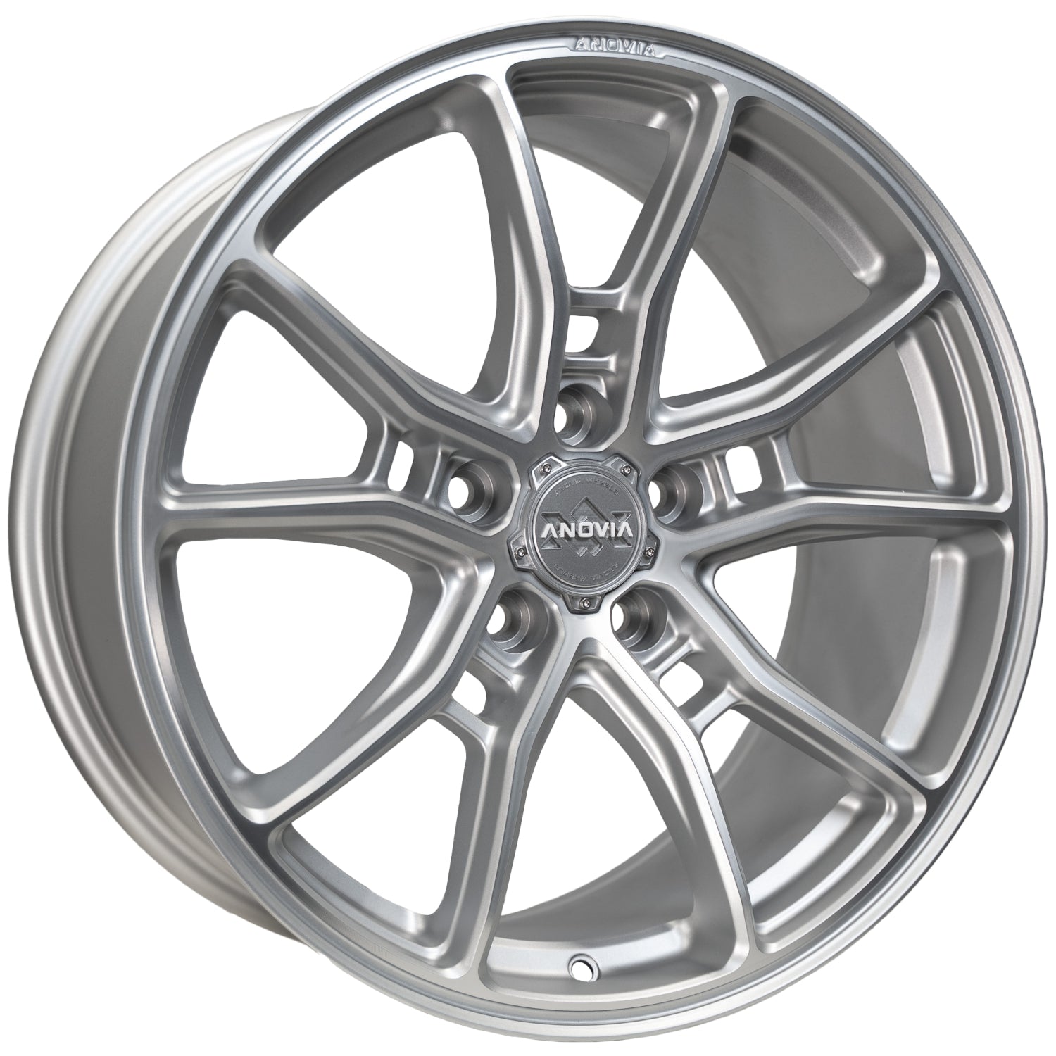 Anovia AN-10 Silver with Machined Spoke Faces Wheel