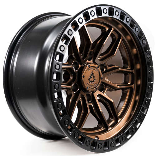Arena Hustle Smoked Bronze with a Satin Black Lip Ring