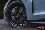 Vossen HF-5 21x11.5 Gloss Black premium Euro Porsche wheel