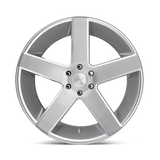 DUB S218 Baller 22x9.5 Gloss Silver Brushed premium truck wheel