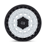 Black Rhino BARRAGE 17x8.5 -10mm Gloss White On Matte Black