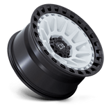 Black Rhino Barrage 18x9 0mm Matte White with Matte Black Lip