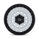 Black Rhino Barrage 18x9 0mm Matte White with Matte Black Lip