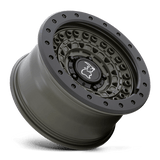 Black Rhino Barricade 20x9 0mm Dark Green with Black Outer Ring