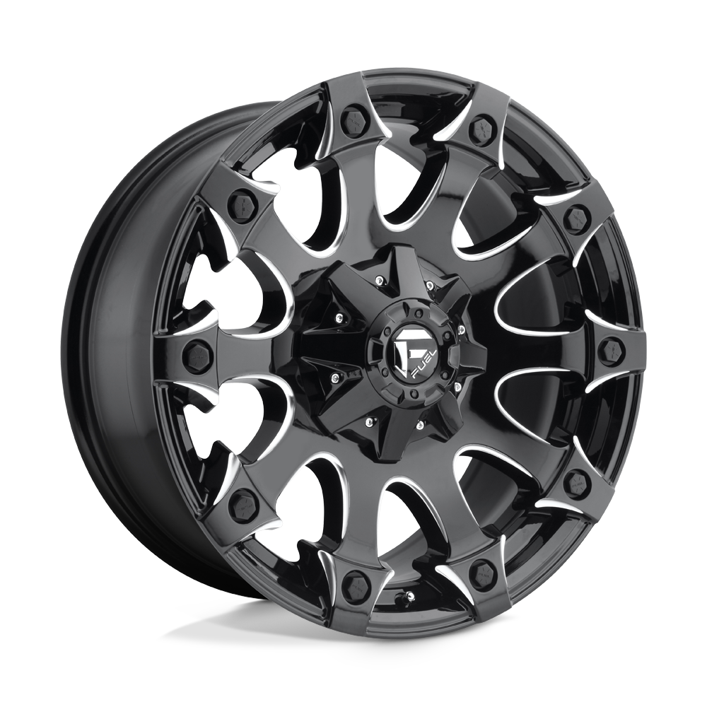 Fuel 1PC D578 BATTLE AXE Black wheel