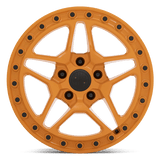 Victor Equipment Berg 17x8 +20 Gloss Orange Black Bolts premium Euro Porsche wheel