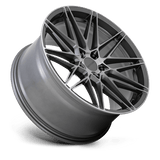 Beyern DAMON 18x9.5 +45 Matte Gunmetal Brushed Face premium Euro wheel