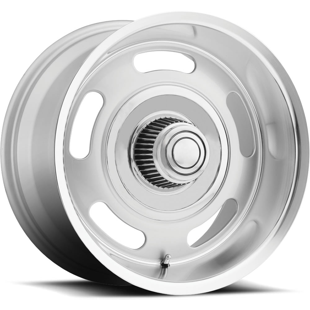 BG Rod Works Rally Silver with a Machined Lip Wheel