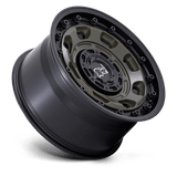 Black Rhino ATLAS 17x8 +38mm Olive Drab Green with Black Lip