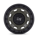 Black Rhino ATLAS 18x9 0mm Olive Drab Green with Black Lip