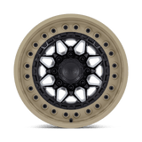Black Rhino ALPHA 18x9 0mm Matte Black with Sand Lip