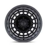 Black Rhino BR014 SAHARA 17x9 0mm Matte Black with Gunmetal Lip