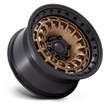 Black Rhino BR014 SAHARA 17x9 -12mm Matte Bronze with Gloss Black Lip