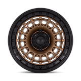 Black Rhino Sahara 17x9 0mm Matte Bronze with Gloss Black Lip