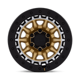 Black Rhino BR016 TUSK 17x8.5 -10mm Matte Gold with Machined Ring