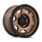 Black Rhino BR018 VOYAGER 17x8.5 0mm Matte Bronze with Matte Black Lip
