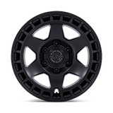 Black Rhino Hard Alloys Bahari 17x8.5 +25mm Matte Black